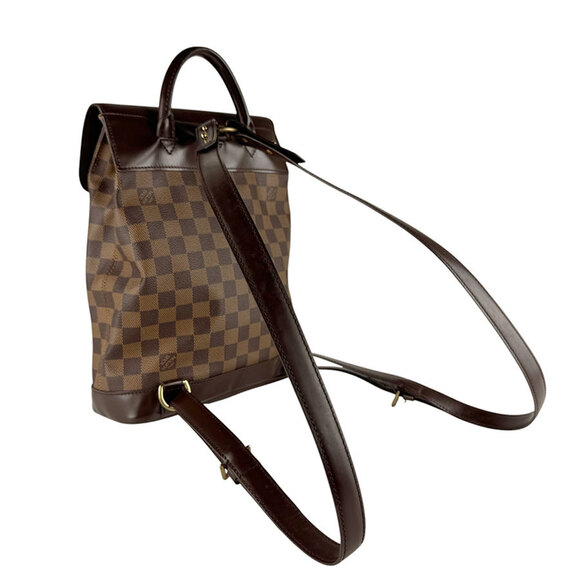 LOUIS VUITTON Authentic Brown Damier Canvas Backpack main image 11